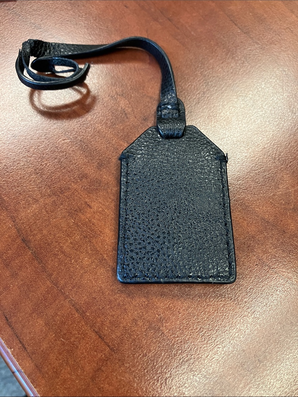 Ralph Lauren Bag Charm Silver & Leather - Picture 3 of 4